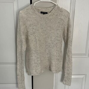 Banana Republic Women's Light Gray Sweater